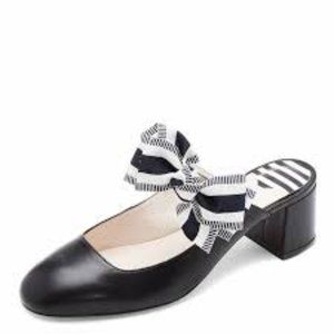 Lulu Guinness Double Bow Lana Nappa Black Shoes